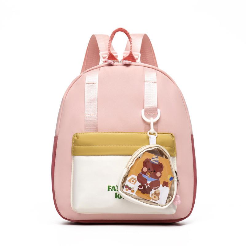 Nursery Adorable Cartoon Backpack For Boys And Girls Lightweight Nylon School Bag