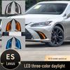 Светодиодные противотуманные фары и ходовые огни с поворотниками для Lexus ES 2018-2022