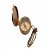 Chain Pocket Antique Vintage Camping Compass Solid With Case