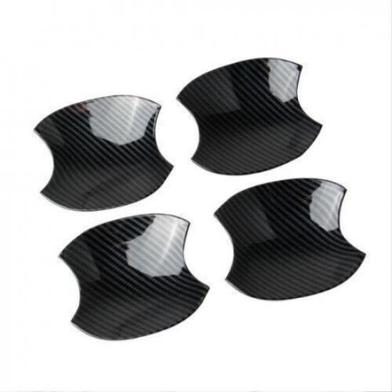 For Toyota Tundra Carbon Fiber Car Side Door Handle Bowl Cover Trim