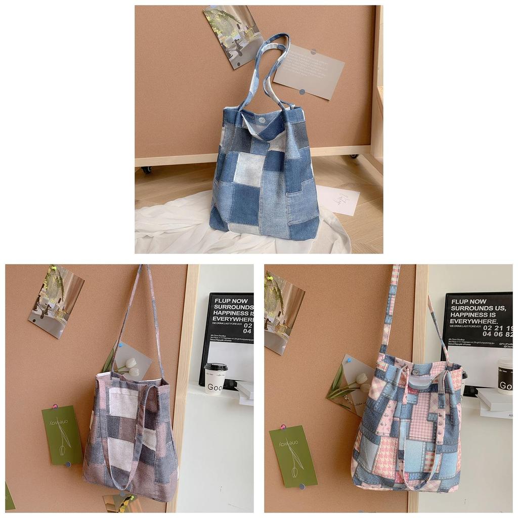 Canvas Tote Bag For Women With Large Capacity And Magnetic Closure For Daily Use