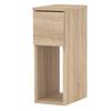 Bedside Cabinet Sonoma Oak Narrow 20 Cm Bedside Table With 1 Drawer For Bedroom