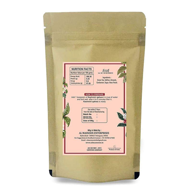 Arabic Coffee with Saffron and Green Tea (100 G), Kashmiri Qahwa, AL MASNOON
