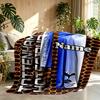 Custom Name Personalized Tottenham Hotspur Print Blanket, Home Decor, Bedroom, Sofa, Camping, Couch, Gifts for Birthday Christmas