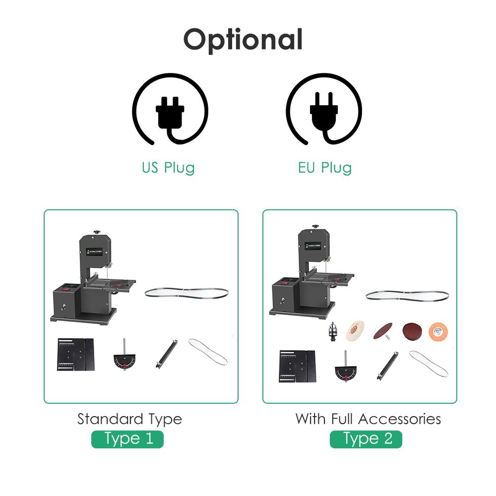 Мини-многофункциональная ленточная пила, 1750 об/мин, настольная ленточная пила, настольная пила, электрические настольные пилы