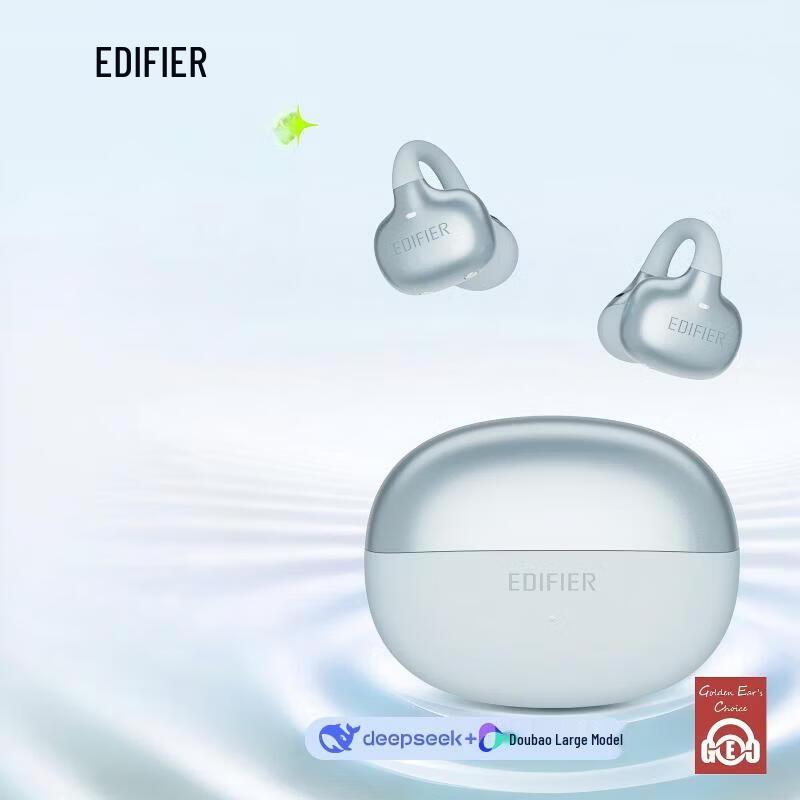 Edifier X Clip Open-Ear Bluetooth Translator Headphones