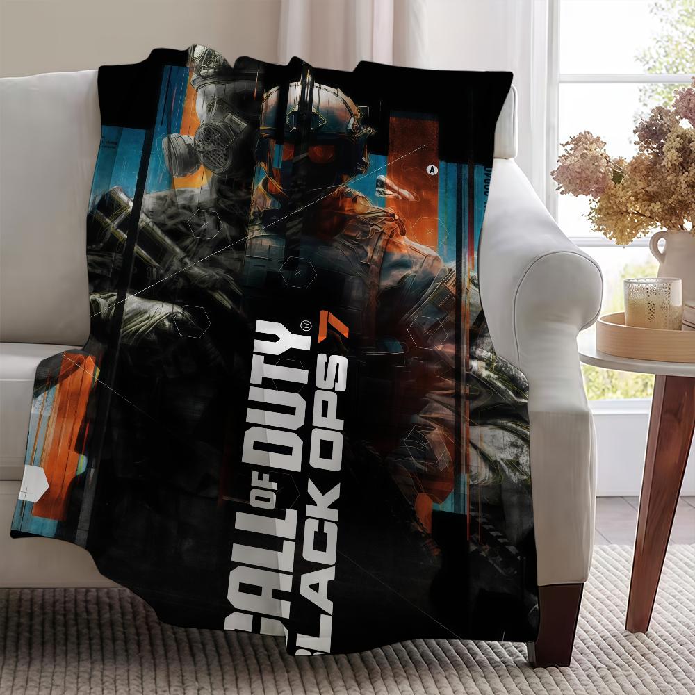 D-DutyS Ops Blanket Throw C-Call Super Cosy Plush Black 7 Living Room Sofa Of Couch Childish Birthday Gifts