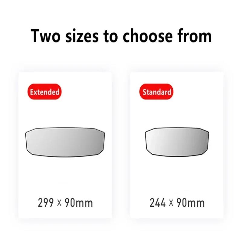 2 Size Big view Universal Car Mirror Interior Rearview Mirrors Auto Rear View Mirror Anti-glare Curved mirror Auto Accessories Interior Mirrors6