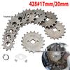 428 Type Motorcycle Engine Small Chain Sprocket, 10-19 Teeth Variable Speed Freewheel Modification Gear Parts
