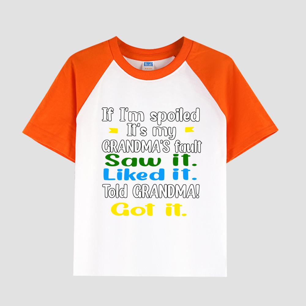 Детская футболка с принтом, спущенным плечом, круглым вырезом, хлопковая ткань, повседневный стильный топ с коротким рукавом для мальчиков на лето