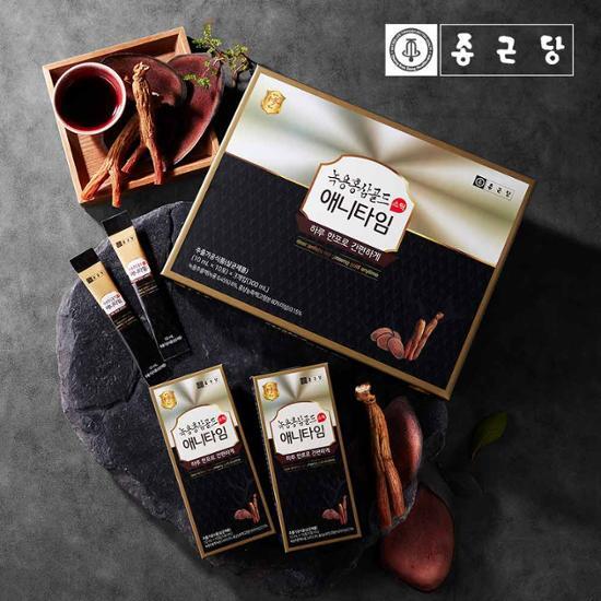 Chong Kun Dang Antler Red Ginseng Gold Anytime Stick 30 пакетов (запас на 30 дней)