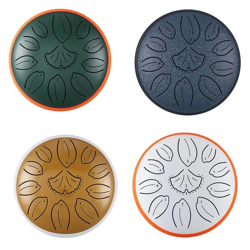 Steel Tongue Drum 6 Inch 11 Notes C Tone Ethereal Drum Music Drum Yoga Meditation Percussion Instrument
