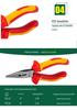 Изолированные высоковольтные бокорезы SATA VDE 6" и 7"