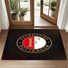 Feyenoord Design Crystal Velvet Rug Soft Decorative Mat for Bedroom Entrance