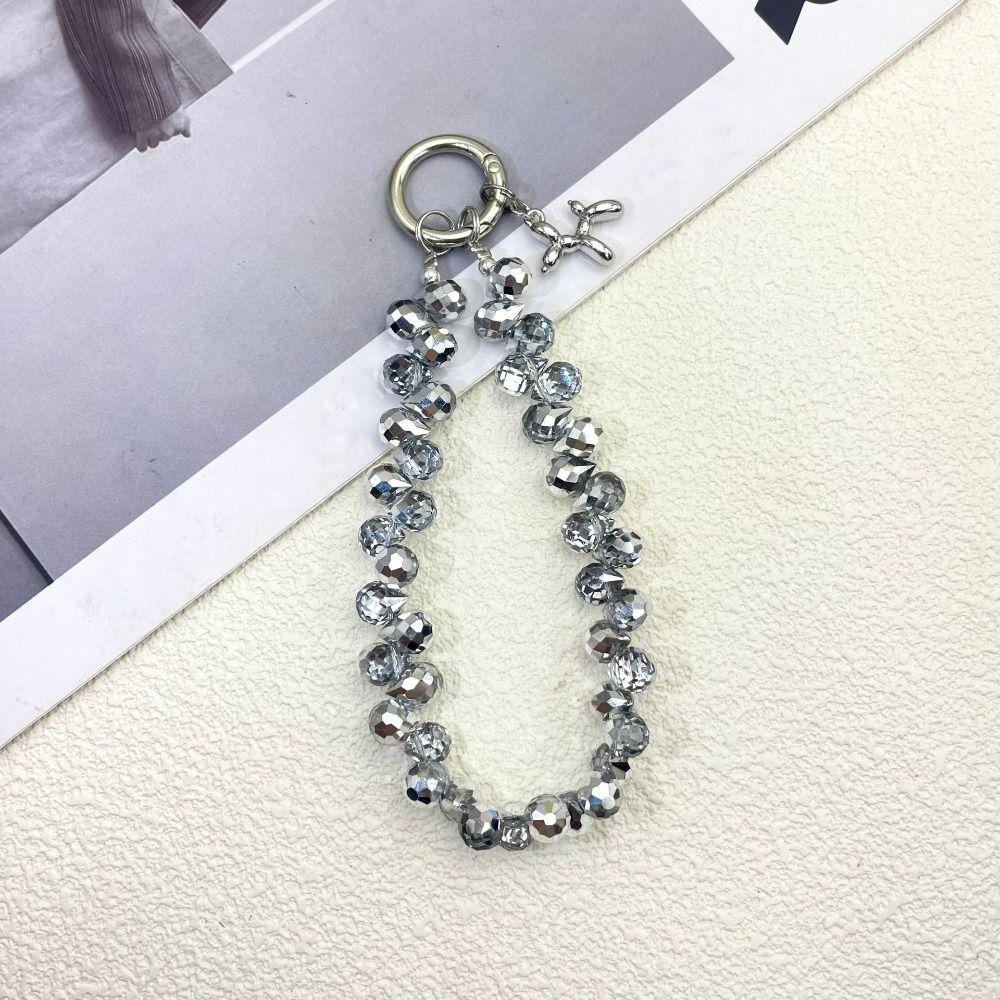 Цветной стразовый кристальный бисер ремешок для телефона с собакой шнурок для мобильного телефона подарок на Новый год