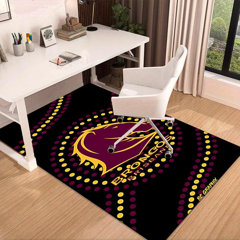Brisbane Broncos Area Rug Office rug, Chair Rug, Decor Carpet Livingroom bedroom Mat, Large Size Fan gifts Christmas gifts