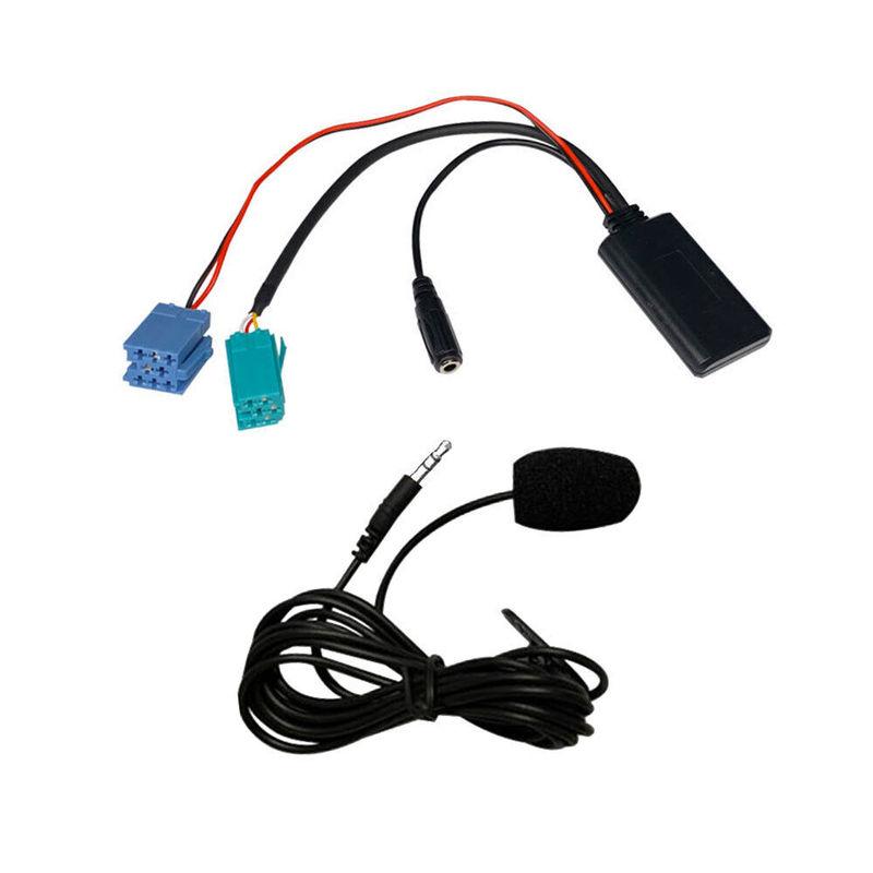 Biurlink Автомобильный Bluetooth-модуль Адаптер AUX МИКРОФОН Handsfree MINI ISO 6-контактный AUX-кабель для радио Renault Updatelist
