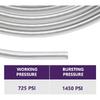 1/4 Aluminum Fuel Line Hard Tube 10 FT Coil Fuel Hose for Automotive AC, Hydraulic Braking, Fuel Systems, and Transmission - 725 psi High Working