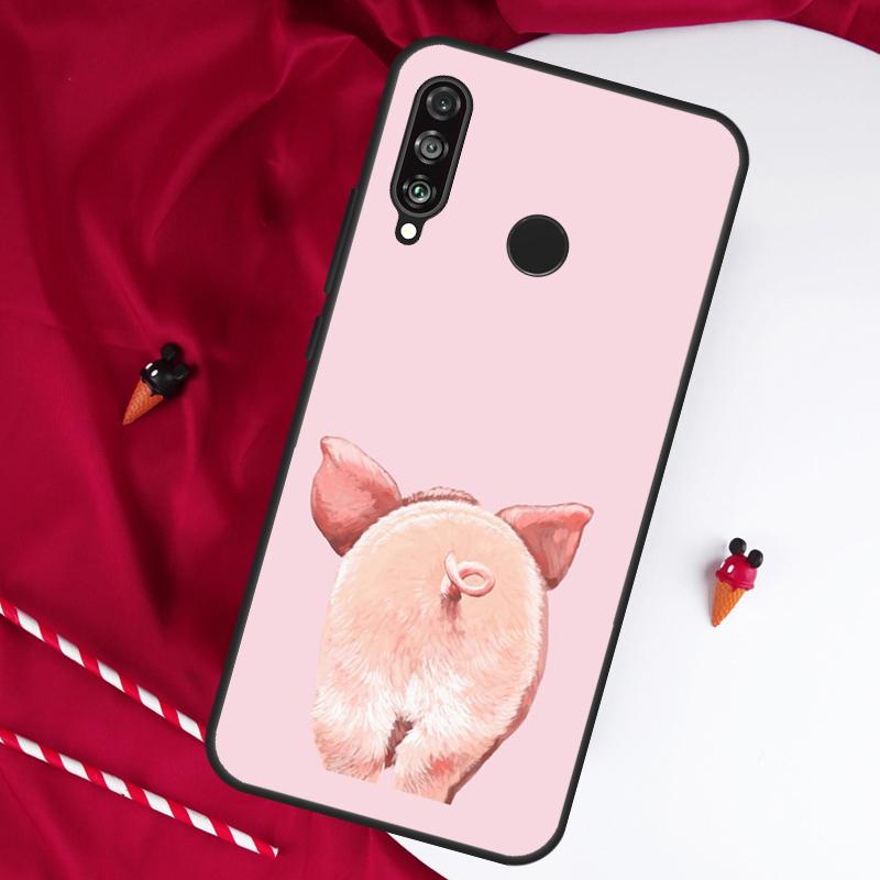 Мультяшная свинка для Huawei Nova Y61 Y91 Y90 Y70 Y60 Y72 12s 12i 11i 7i 8i 9 10 SE P60 Pro P30 P40 Lite Чехол