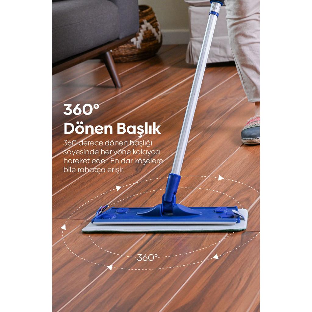 Тройной набор швабр из микрофибры