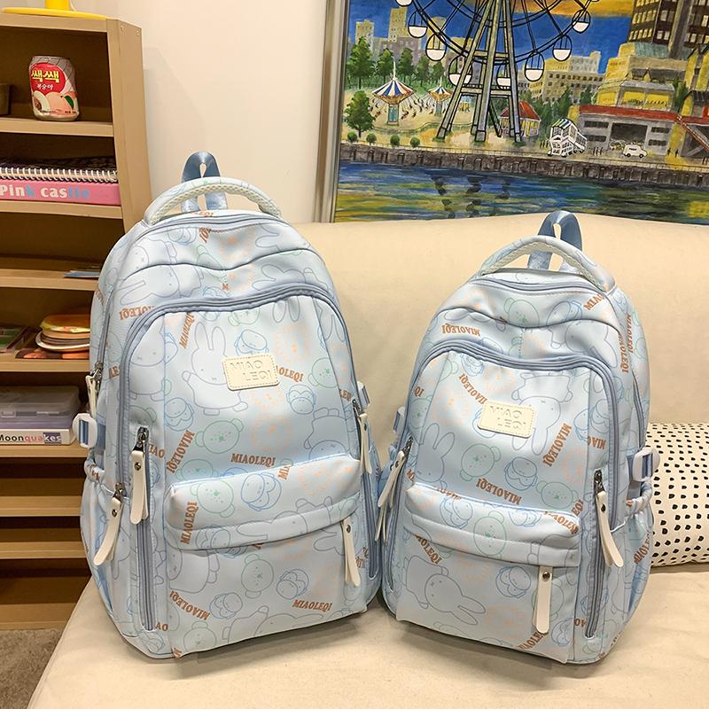 Школьная сумка женская мультяшный принт дорожный рюкзак большой емкости рюкзак для студентов