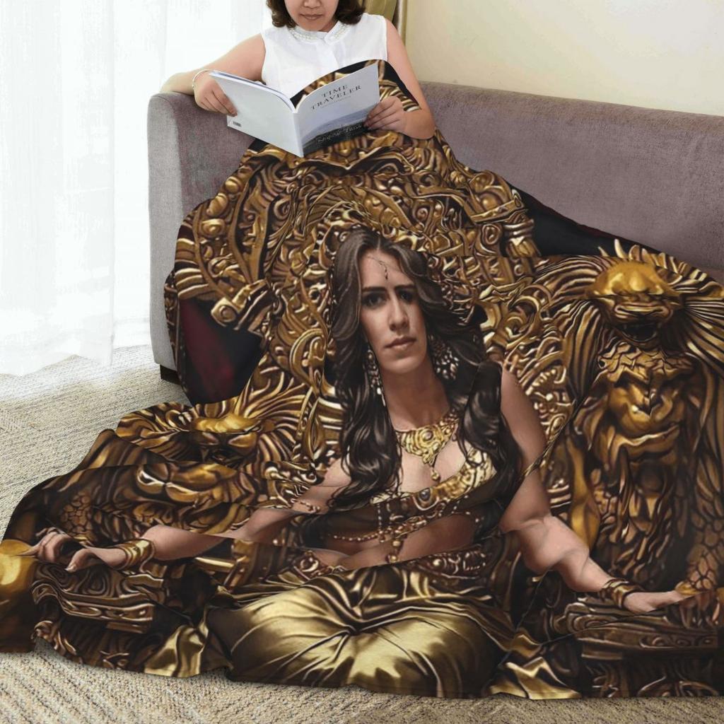 Goddess Blankets Fleece Sofa Throw Blanket Warm for Couch Bedding Travel Throws Bedspread Quilt
