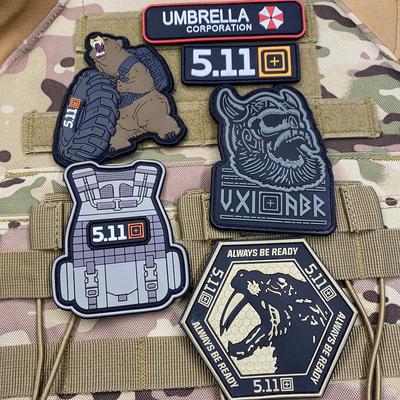 Пластиковая липучка Morale Chapter ПВХ Трехмерная капля Пластиковая повязка на руку Резиновый рюкзак DIY Мать и ребенок Chapter Аксессуары для одежды
