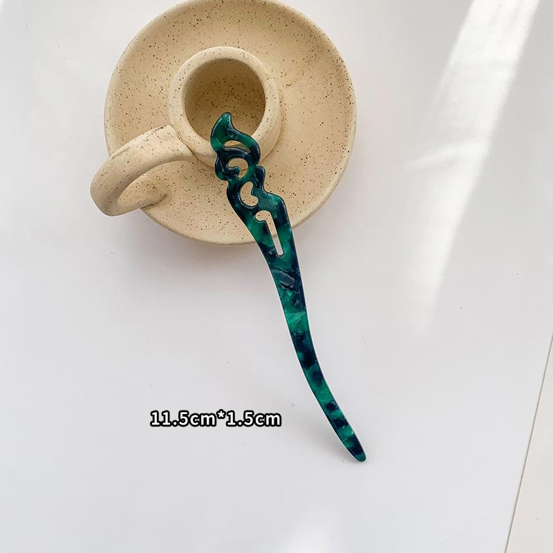 Модные палочки для волос заколки для волос для женщин красочная мраморная текстура ацетатная заколка для волос аксессуары для волос для девочек палочки для волос новые