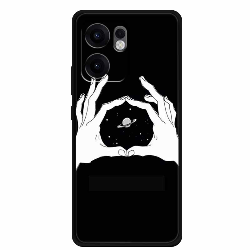 Чехол для телефона для OPPO Reno 13F Чехол 13 F Coque Черный Силиконовый Мягкий ТПУ Задняя Крышка Сумка Для OPPO Reno13F A5x Чехол Защитный Корпус