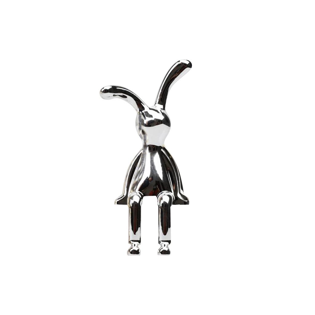 Мультяшная креативная сидячая поза с длинными ушами