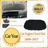 Капот с шумоизоляцией для двигателя автомобиля для VW Polo MK5 Аксессуары Volkswagen Polo Vivo Ameo 2009~2017 Передний теплоизоляционный хлопковый огнестойкий коврик
