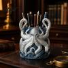 Retro Ocean Theme Decor 3D Printed Octopus Planter, Artistic Coastal Plant Pot, Decorative Environmentally Friendly Holder Container for Cactus,