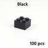 100 шт. Конструктор для поделок 3003 Фигурные Толстые Кирпичики 2x2 Точки Образовательный Творческий Размер Совместимый С ing Пластиковая Игрушка