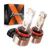 SEALIGHT XF3A H11/H9/H8/H16 Fog Light Bulb, 10000LM 6500K, White, 600% Ultra Brightness, H11 LED