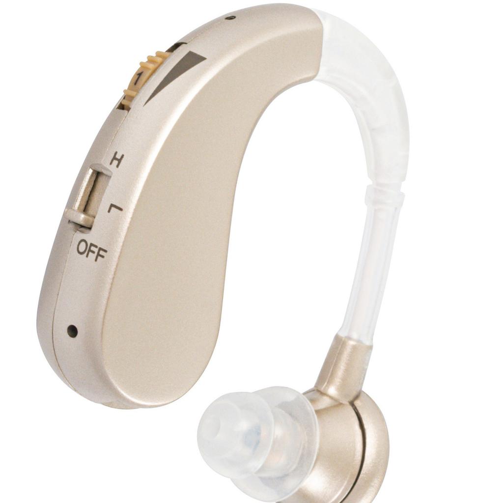 Усилитель слуха Шумоподавление Перезаряжаемый Чистый Звук Слушающие Инструменты для Пожилых Людей Золотой ЕС