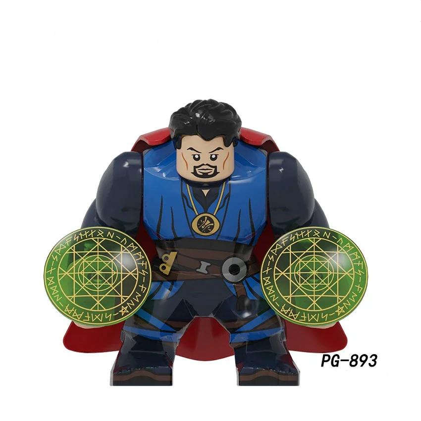 Action Figure: Marvel Mini Block Figurine Superhero Series Iron Man Spider Man Combination Block Children's Puzzle Toy Gift