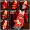 Chinese Style Horse Year Red Envelopes Cartoon Bronzing 2026 Lucky Red Bag Traditional Thickened Red Packet Festival Gifting