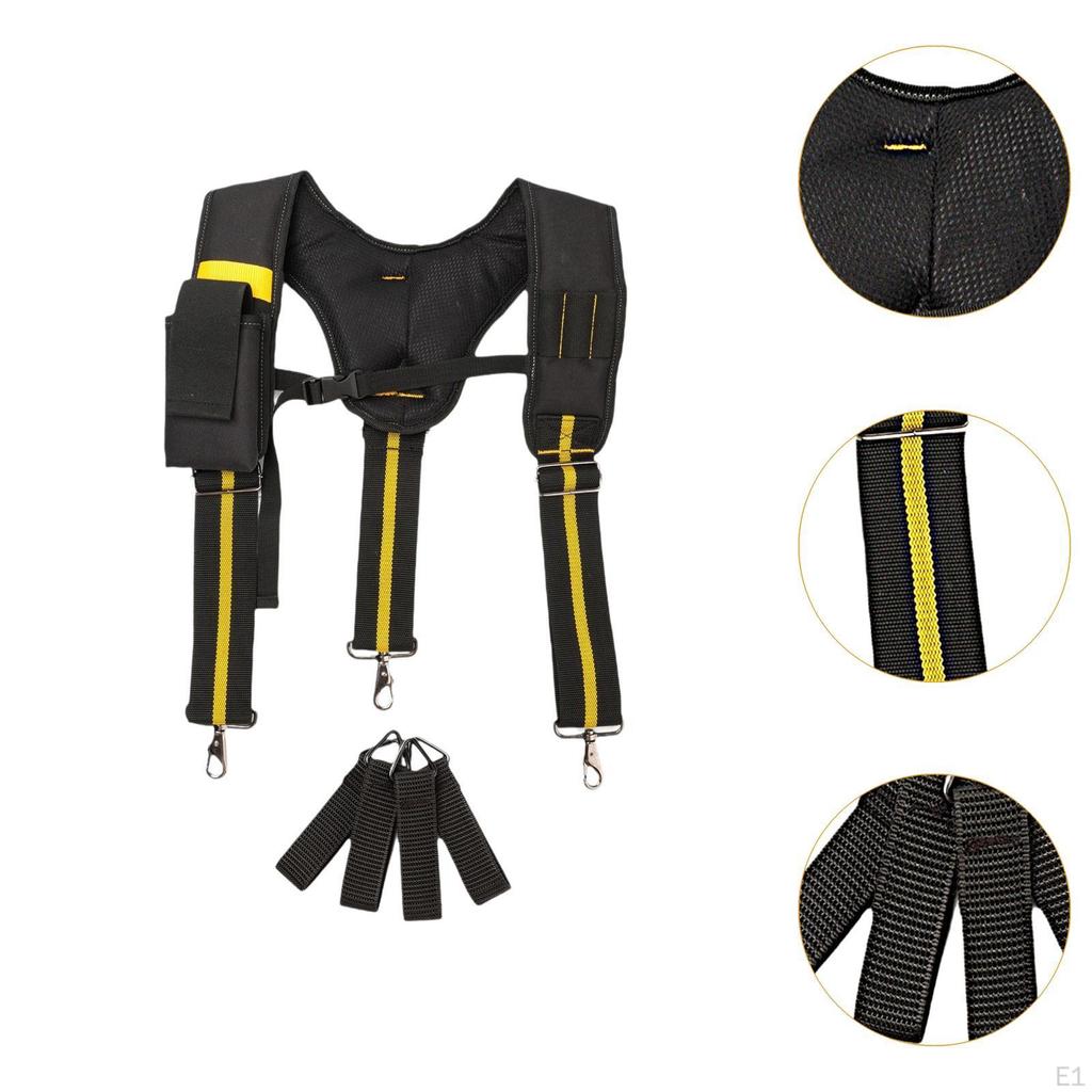 Tool Belt Suspender Duty Harness Strap Equipment Pouch Work for