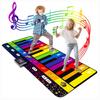 6ft Floor Piano Mat for Kids&Toddlers, Giant Piano Mat,24 Keys,10 Built In Songs, 8 Instrument Sounds,Record & Playback,Song Booklet,Musical Toy Gift
