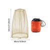 Face Net Mesh with Storage Bag Mosquito Hat Net for Climbing Fishing Outdoor