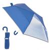 Estaa Kids Folding Umbrella with Transparent Window Windproof Plain UV 50cm 10357 Navy Blue