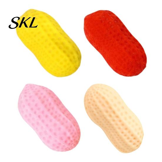 Hand Exercise Ball Simulation Peanut Stress Relief Toy, Slow Rising Squeeze Reliever Relaxation Fidget Toy for Kids Adults