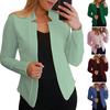 Women Blazer Long Sleeves Thick Lightweight Women Open Front Blazer Coat Female Clothing