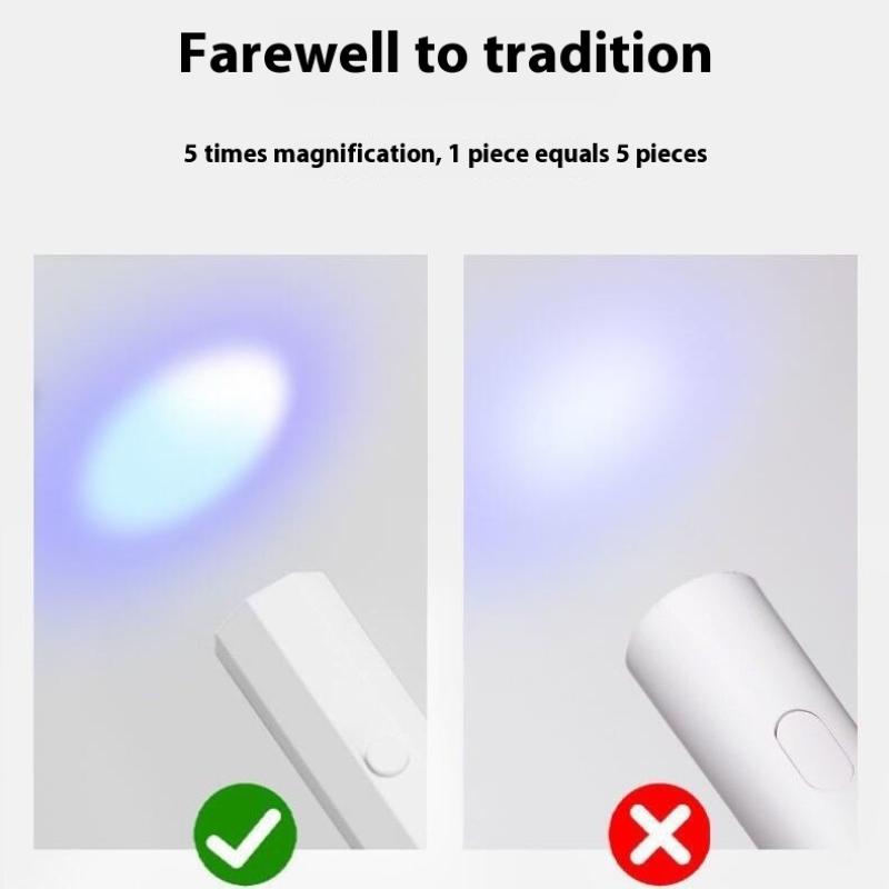 1 Набор Заряжаемая Машинка для Сушки Ногтей УФ Светодиодная Лампа для Ногтей Таймер Дисплей Ручная Мини Лампа для Ногтей Семейная Быстрая Сушка Фонарик Ручка