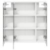 Bathroom Mirror Cabinet White 63.5 x 16 x 62.5 cm Particleboard