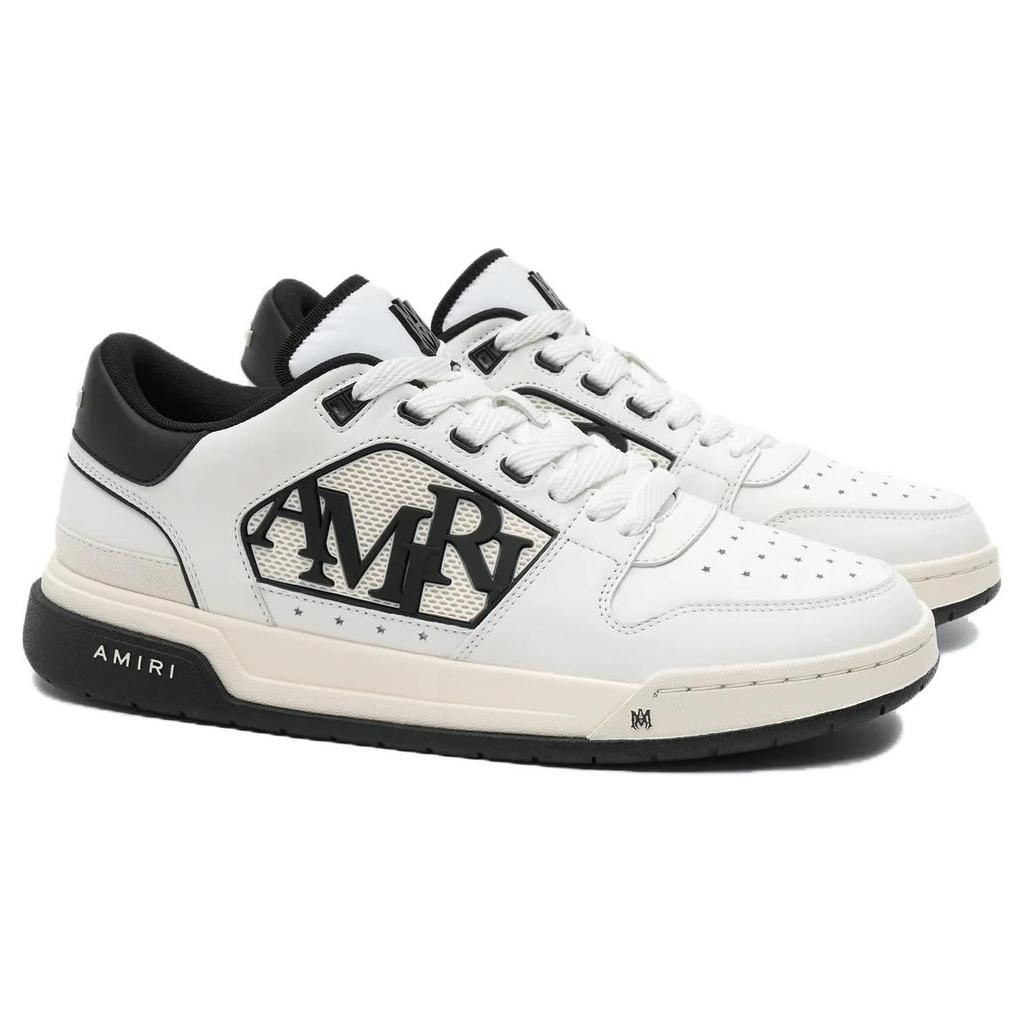 AMIRI Women's Classic Low 'Logo - White Black' AWFOSR1014-111