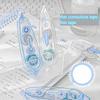 2 в 1 Simplicity Correction Tape Glue Paste Tape Set Fashion Blue White Color Transparent Correction Tape Dispensing Glue Set