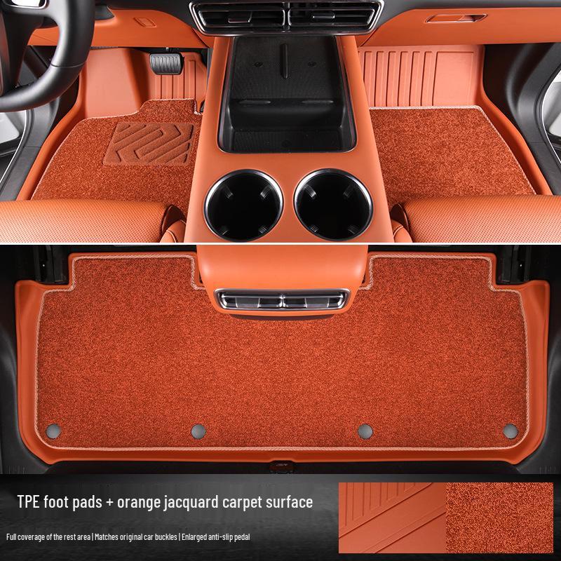 Полностью закрывающие ТПЭ коврики для пола для автомобиля Li Auto L7 2024 года, аксессуары