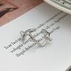 Кольцо балерины простое гладкое геометрическое открывающееся кольцо модное личностное простое холодное кольцо на указательный палец в стиле стекинг
