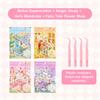 Kawaii Creative Mini Scene 3D Anime Beautification Stickers Children's DIY Decorative Toys, Small Gifts for Boys and Girls